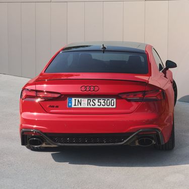 rear view of the Audi RS5 Coupé