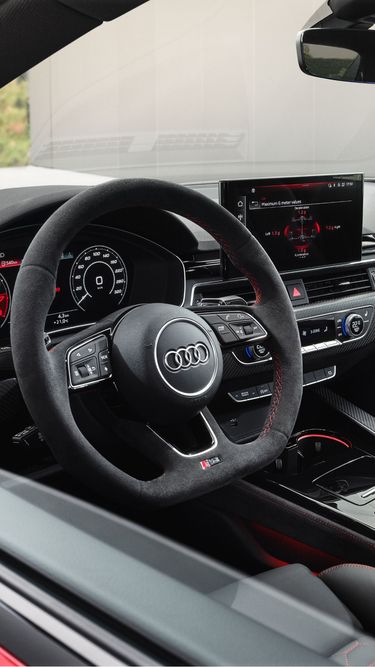 Interior of the Audi RS5 Coupé
