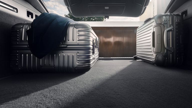 Trunk of the Audi RS 6 Avant